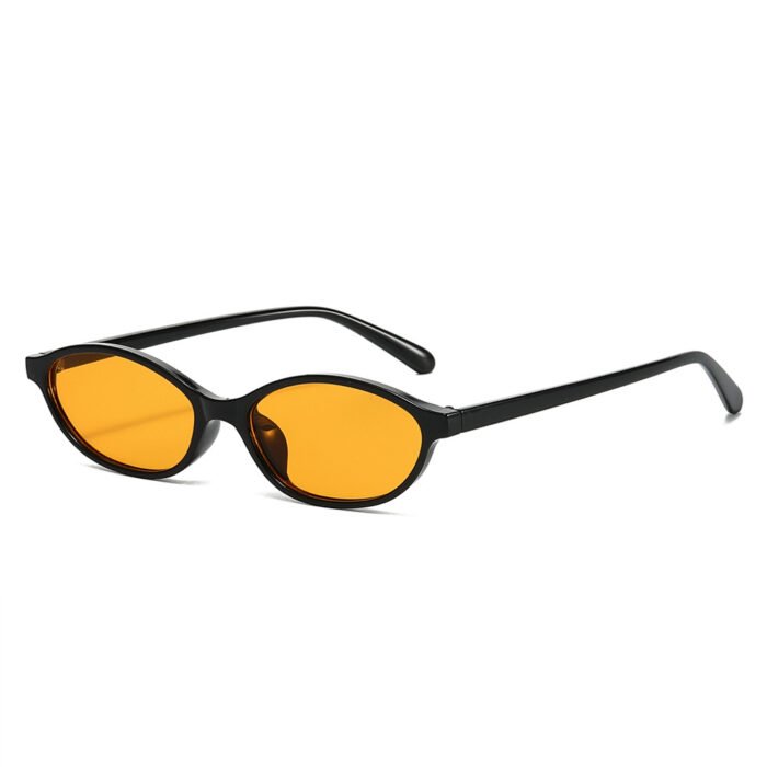 NQ13137 Slim Oval Shades Trending Sunglasses - Image 1