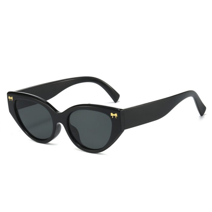 NQ58034 Cat Eye Sunglasses with bow decor - Image 1