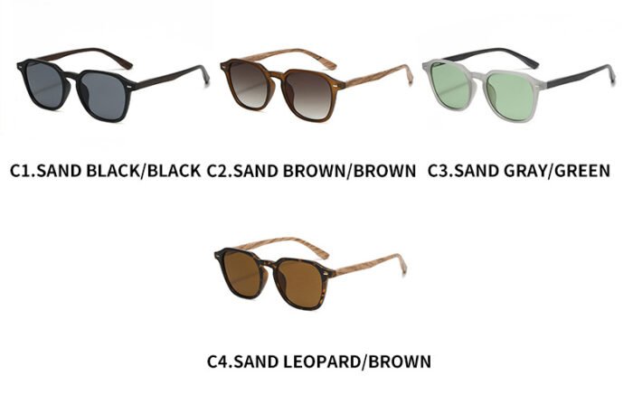 NQ7574 Fashion UV400 Sunglasses with Spring Hinge - Image 7